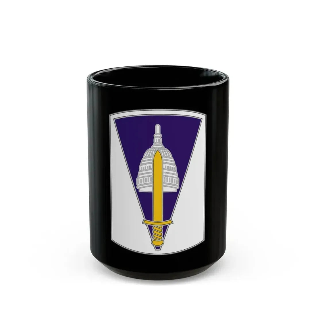 354 Civil Affairs Brigade 2 (U.S. Army) Black Coffee Mug 15oz - Go Mug Yourself