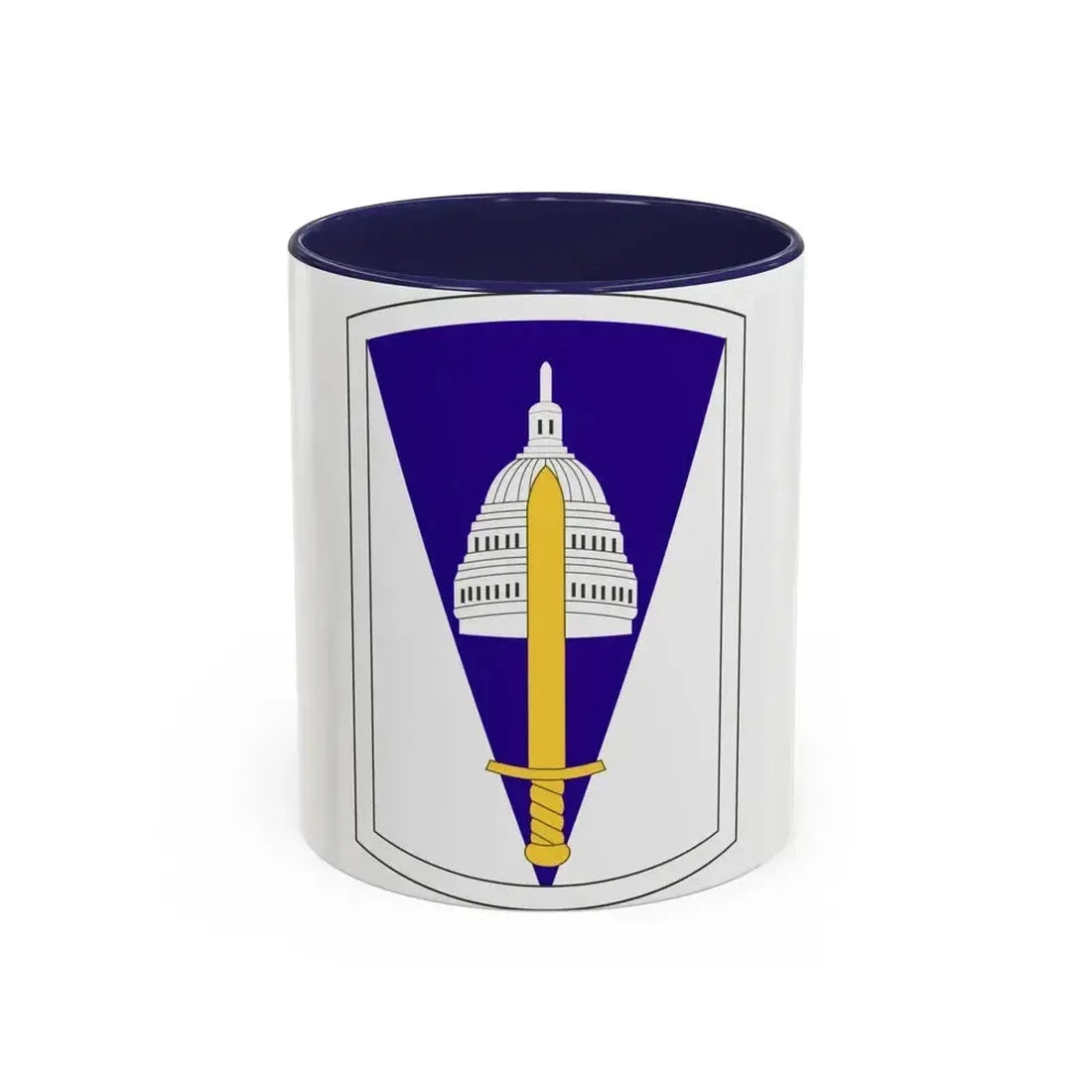 354 Civil Affairs Brigade (U.S. Army) Accent Coffee Mug 11oz Navy - Go Mug Yourself