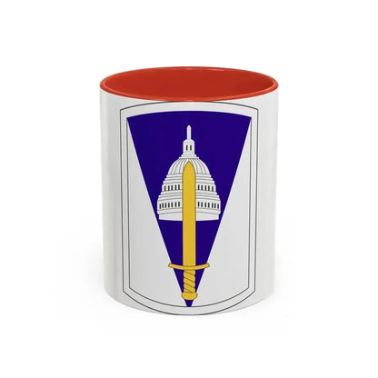 354 Civil Affairs Brigade (U.S. Army) Accent Coffee Mug 11oz Red - Go Mug Yourself