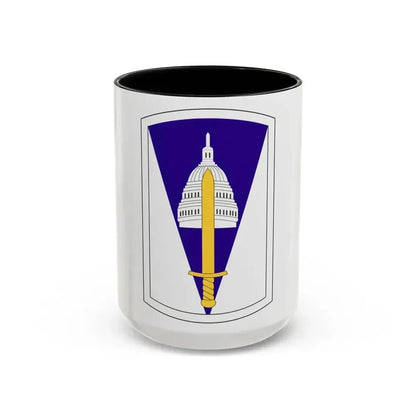 354 Civil Affairs Brigade (U.S. Army) Accent Coffee Mug 15oz Black - Go Mug Yourself
