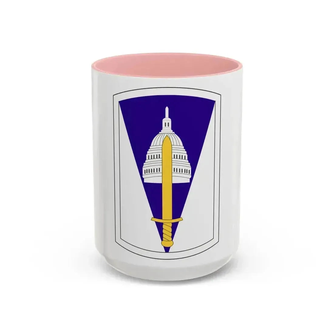 354 Civil Affairs Brigade (U.S. Army) Accent Coffee Mug 15oz Pink - Go Mug Yourself