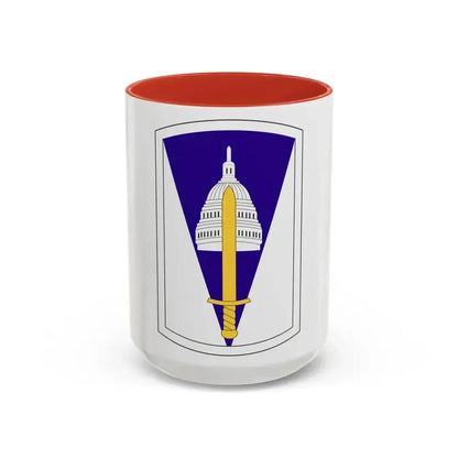 354 Civil Affairs Brigade (U.S. Army) Accent Coffee Mug 15oz Red - Go Mug Yourself
