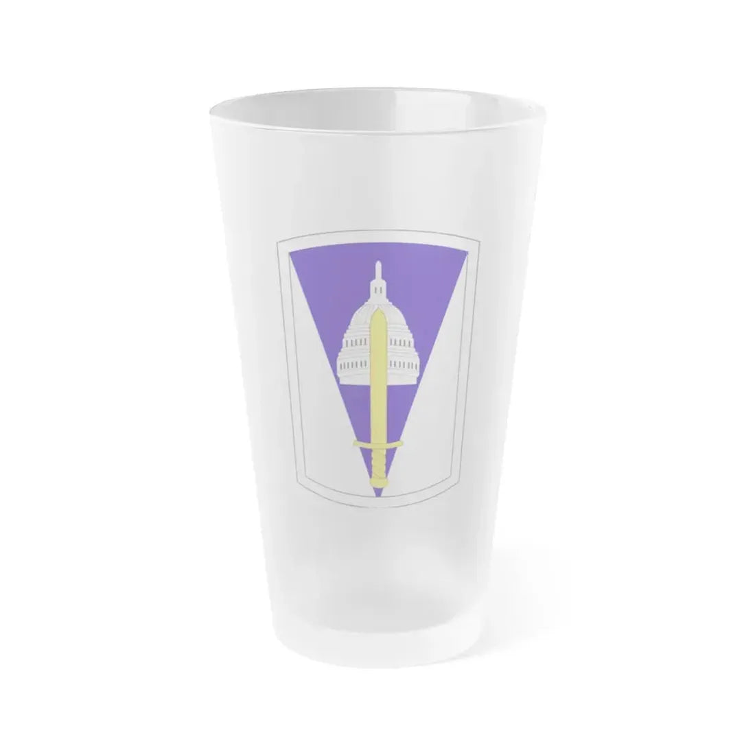 354 Civil Affairs Brigade (U.S. Army) Frosted Pint Glass 16oz Default Title - Go Mug Yourself