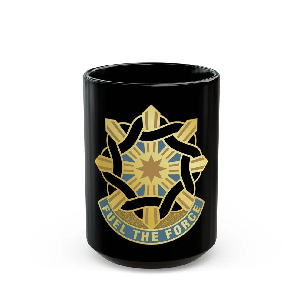 354 Quartermaster Group (U.S. Army) Black Coffee Mug-15oz-Go Mug Yourself