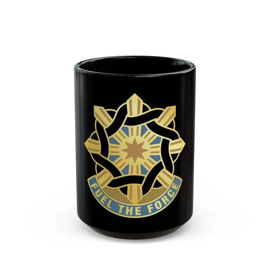 354 Quartermaster Group (U.S. Army) Black Coffee Mug-15oz-Go Mug Yourself