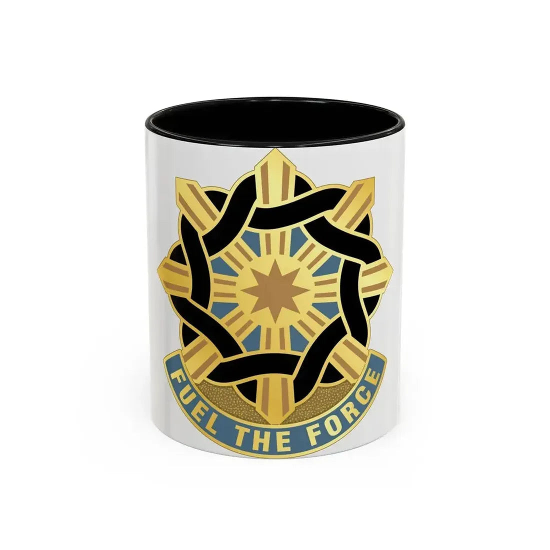 354 Quartermaster Group (U.S. Army) Accent Coffee Mug 11oz Black - Go Mug Yourself