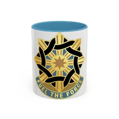354 Quartermaster Group (U.S. Army) Accent Coffee Mug 11oz Light Blue - Go Mug Yourself