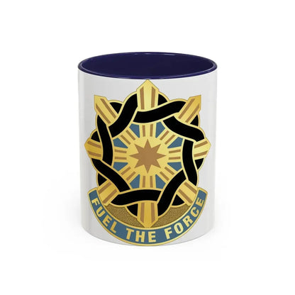 354 Quartermaster Group (U.S. Army) Accent Coffee Mug 11oz Navy - Go Mug Yourself