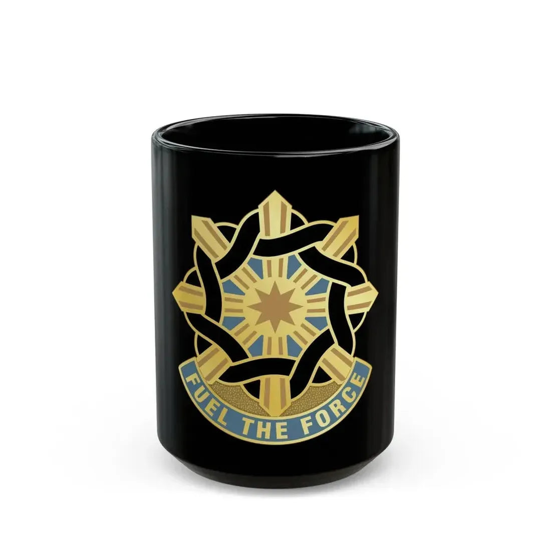 354 Quartermaster Group (U.S. Army) Black Coffee Mug 15oz - Go Mug Yourself
