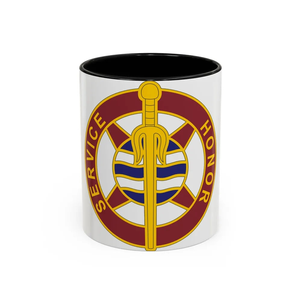 354 Transportation Battalion (U.S. Army) Accent Coffee Mug-11oz-Black-Go Mug Yourself