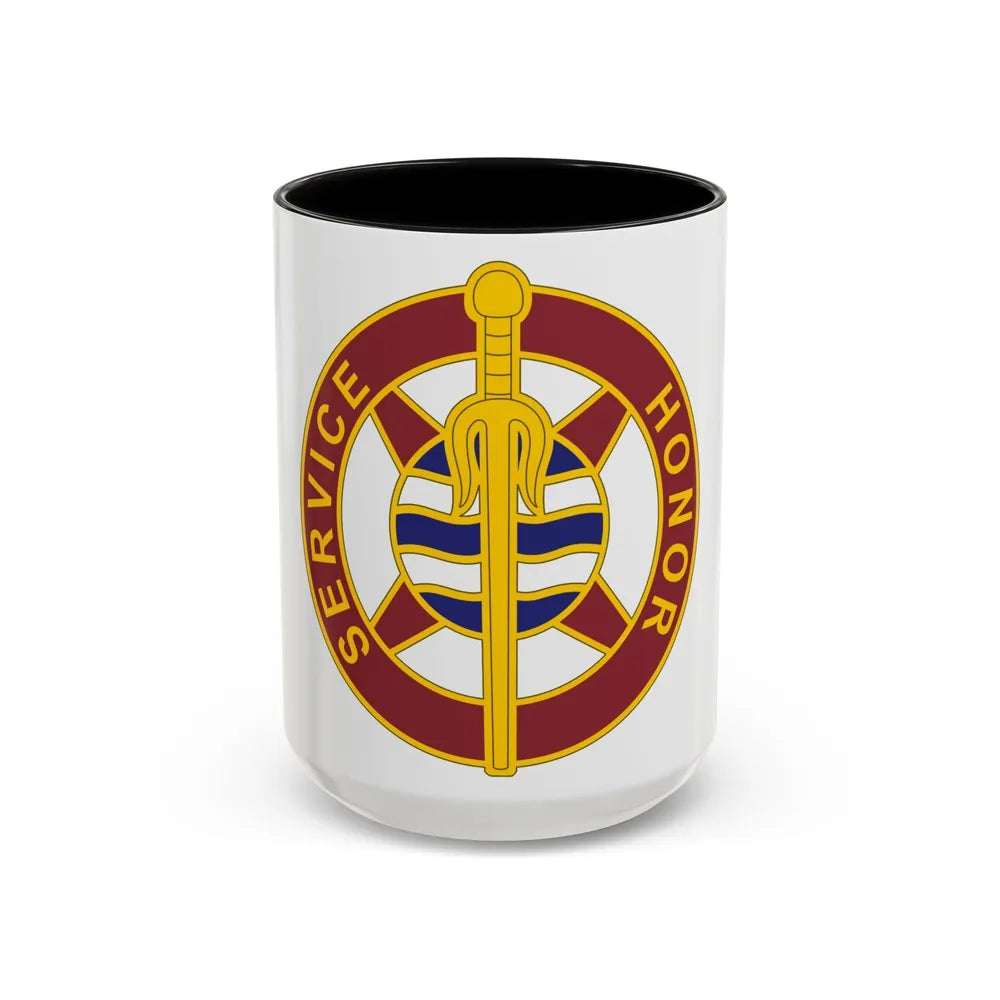 354 Transportation Battalion (U.S. Army) Accent Coffee Mug-15oz-Black-Go Mug Yourself