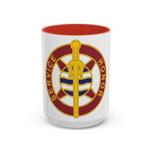 354 Transportation Battalion (U.S. Army) Accent Coffee Mug-15oz-Red-Go Mug Yourself