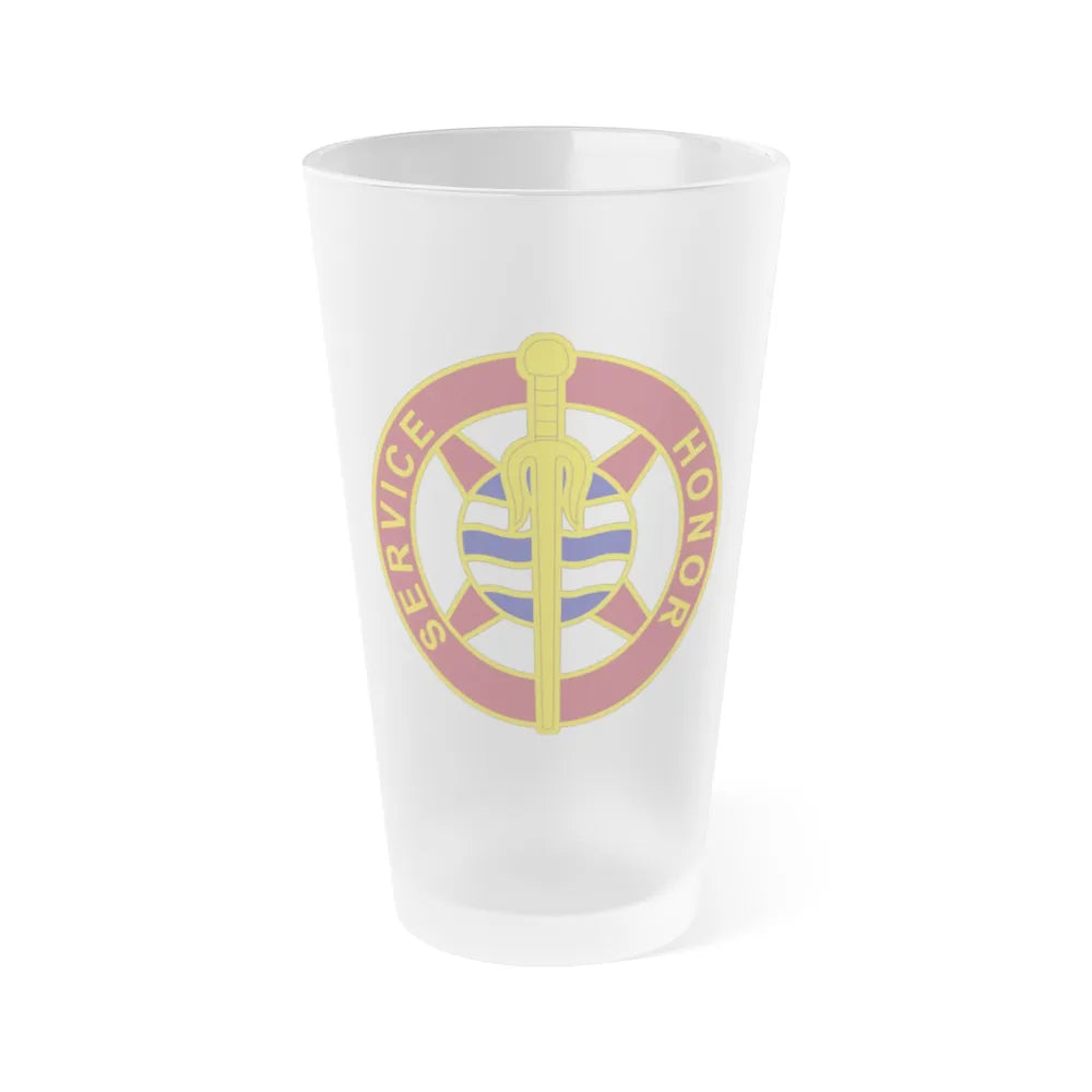 354 Transportation Battalion (U.S. Army) Frosted Pint Glass 16oz-Go Mug Yourself