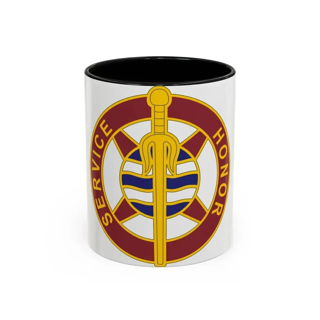 354 Transportation Battalion (U.S. Army) Accent Coffee Mug 11oz Black - Go Mug Yourself