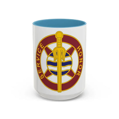 354 Transportation Battalion (U.S. Army) Accent Coffee Mug 15oz Light Blue - Go Mug Yourself