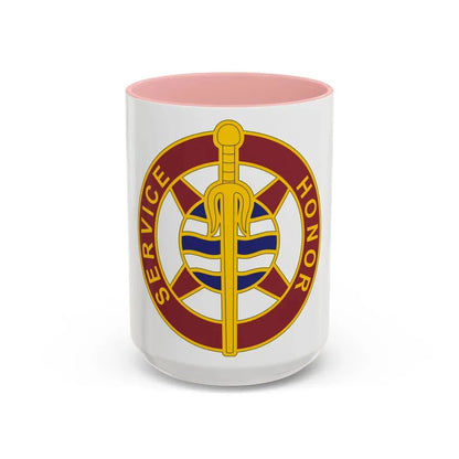354 Transportation Battalion (U.S. Army) Accent Coffee Mug 15oz Pink - Go Mug Yourself