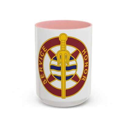 354 Transportation Battalion (U.S. Army) Accent Coffee Mug 15oz Pink - Go Mug Yourself