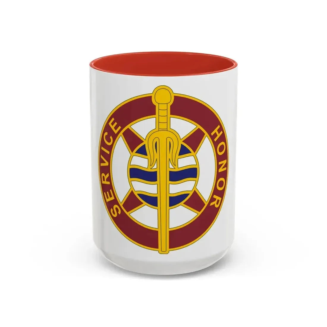 354 Transportation Battalion (U.S. Army) Accent Coffee Mug 15oz Red - Go Mug Yourself