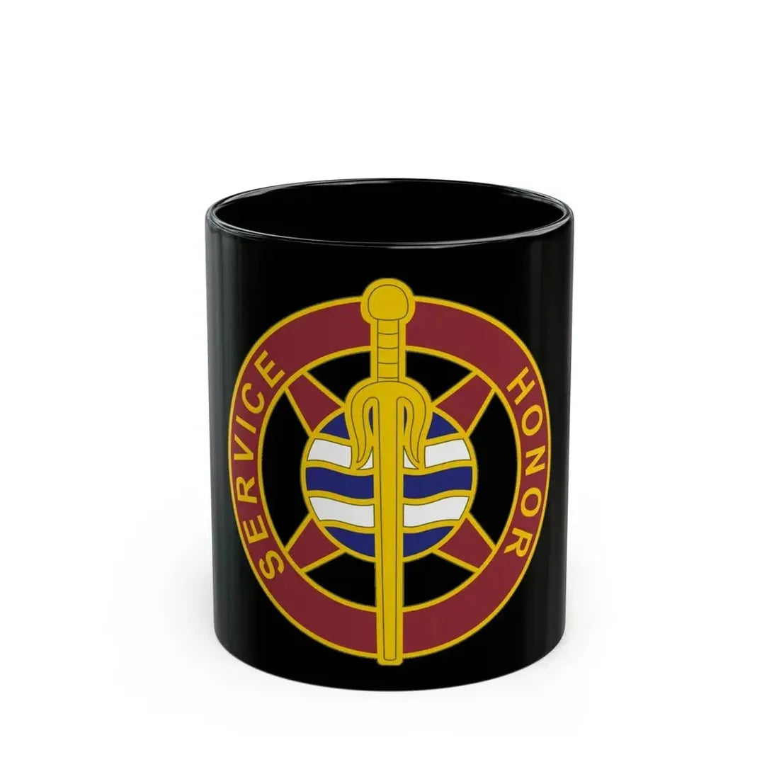 354 Transportation Battalion (U.S. Army) Black Coffee Mug 11oz - Go Mug Yourself