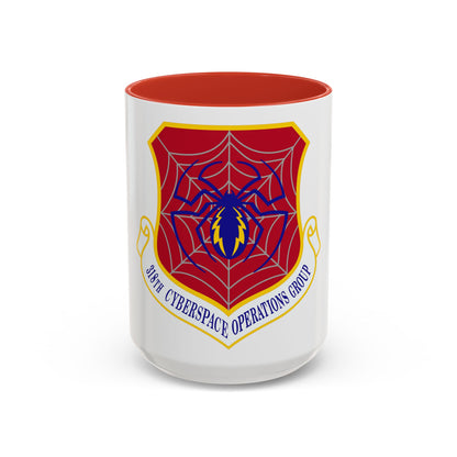 318 Cyberspace Operations Group ACC (U.S. Air Force) Accent Coffee Mug