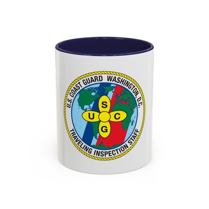 USCG Washington DC Traveling Inspection Staff (U.S. Coast Guard) Accent Coffee Mug