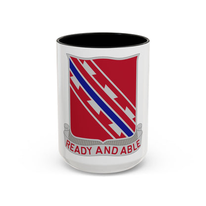 411 Engineer Battalion (U.S. Army) Accent Coffee Mug