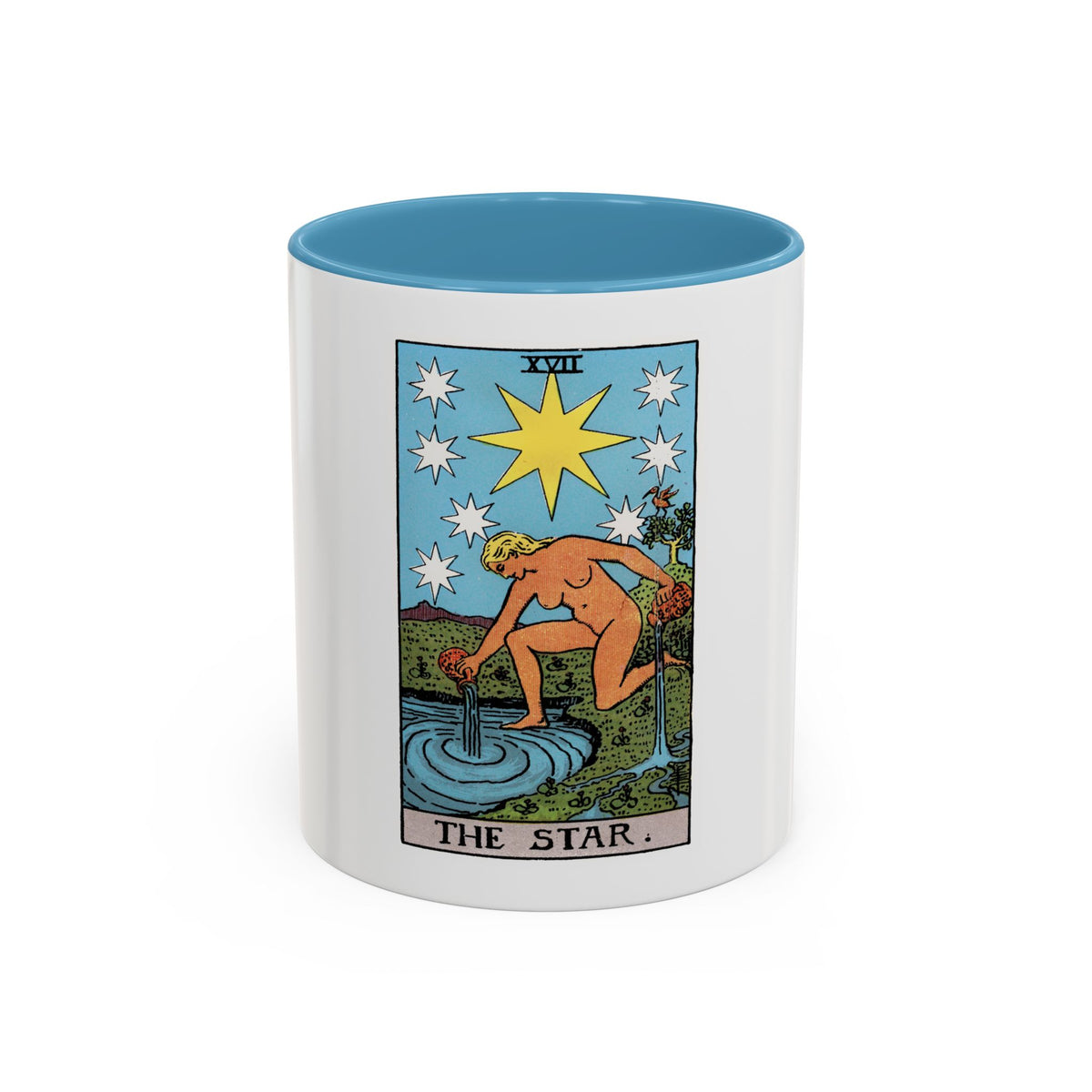 The Star (Tarot Card) Accent Coffee Mug