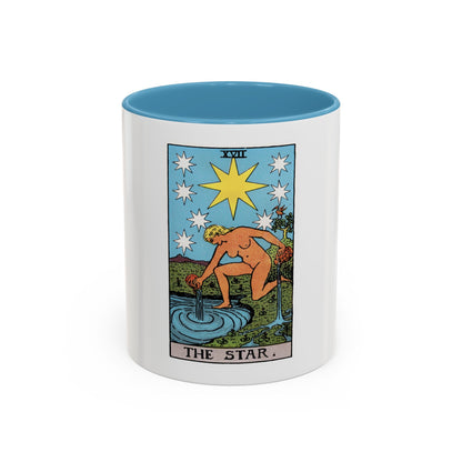 The Star (Tarot Card) Accent Coffee Mug