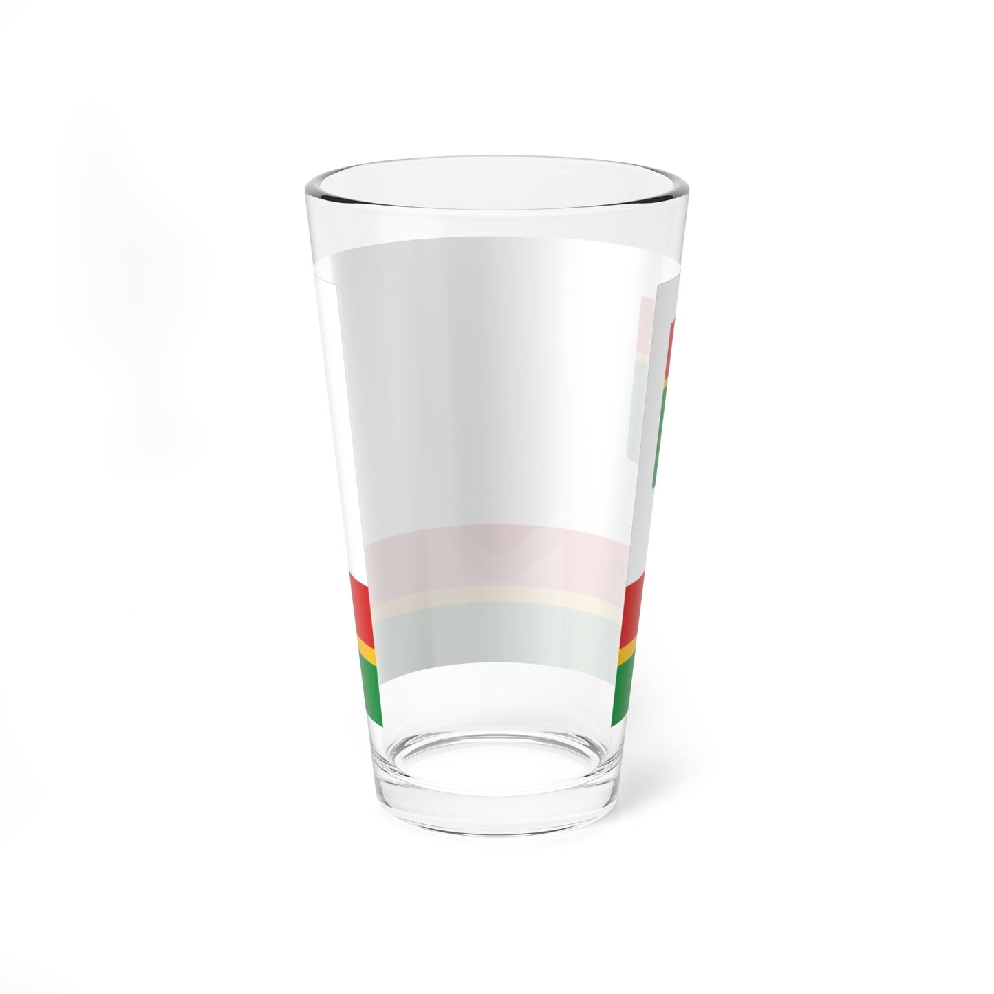 Flag of Tosnensky rayon Leningrad oblast (Russia) Pint Glass 16oz