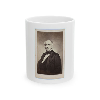 Col. Edward D. Baker, 1811-1861 (U.S. Civil War) White Coffee Mug