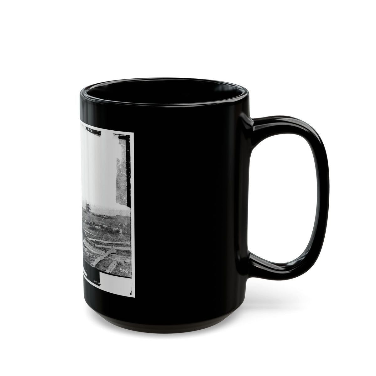 Antietam, Maryland. View Where Sumner's Corps Charged (U.S. Civil War) Black Coffee Mug