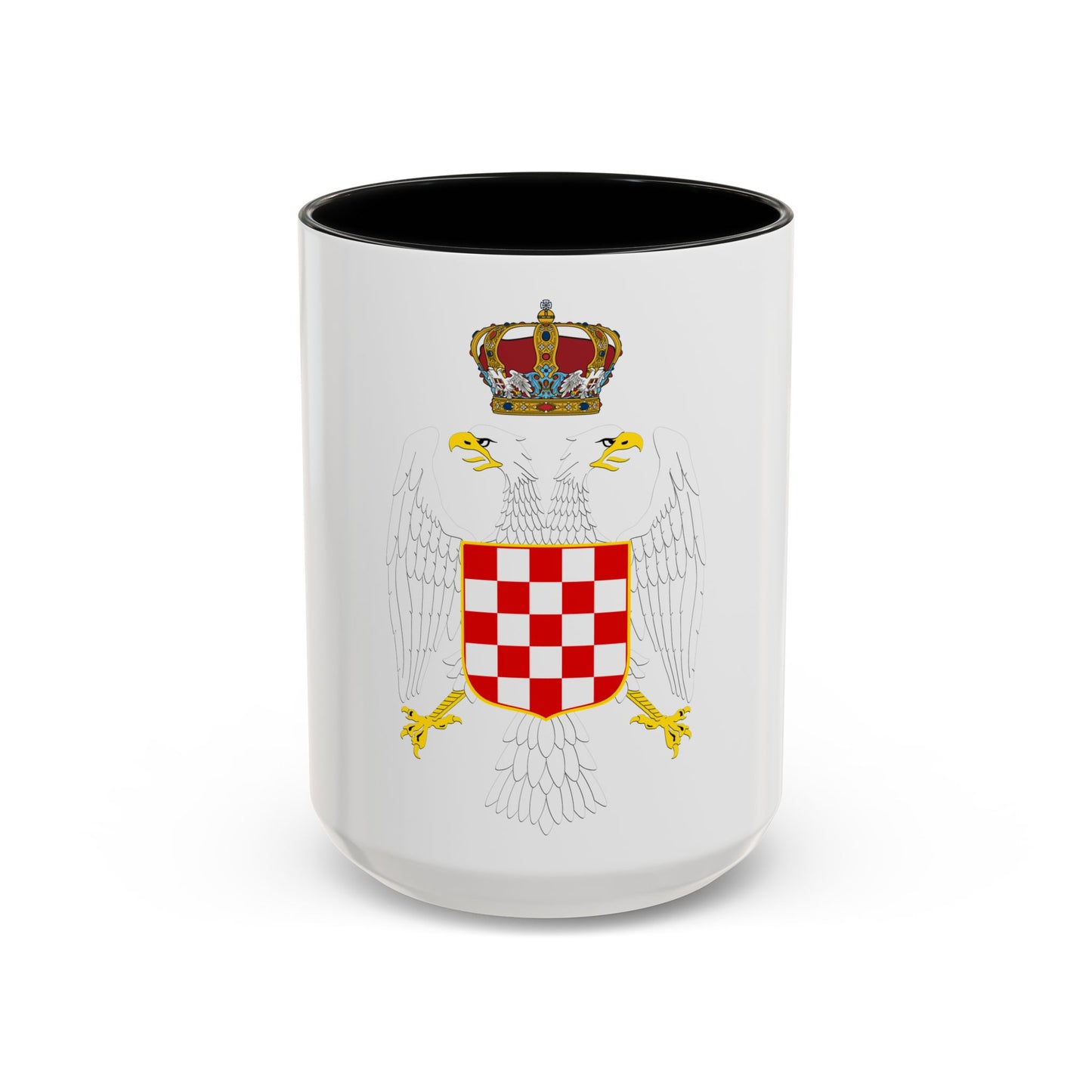 Greater coat of arms of the Banate of Croatia - Accent Coffee Mug