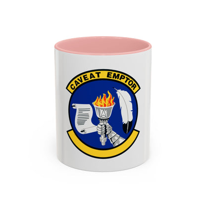 319 Contracting Squadron ACC (U.S. Air Force) Accent Coffee Mug