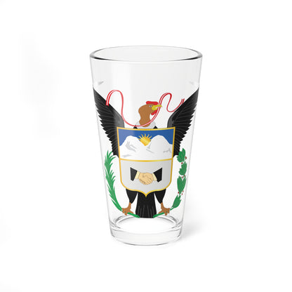 Escudo Yungay (Peru) (Coat of Arms) Pint Glass 16oz