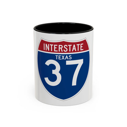 Interstate 37 (U.S. Highways) Accent Coffee Mug
