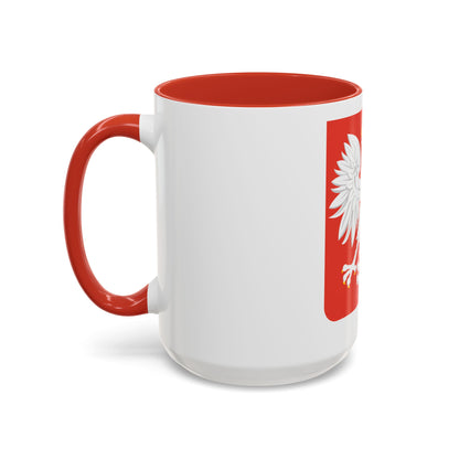 Coat of arms of Poland (1955-1980) - Accent Coffee Mug
