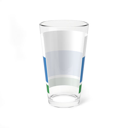 Flag of Sverdlovsk Oblast (Russia) Pint Glass 16oz