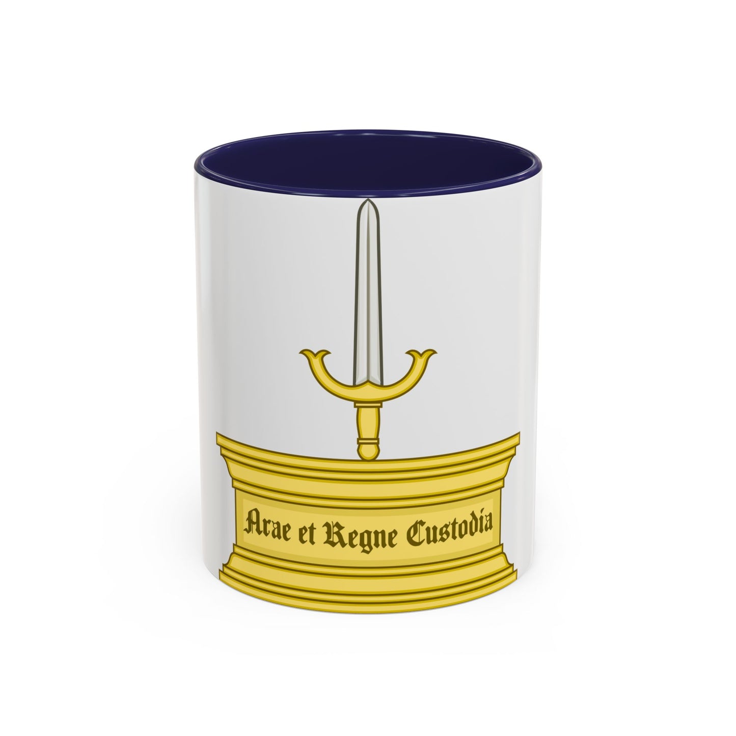 Altar and Sword Badge of Mary I - Accent Coffee Mug