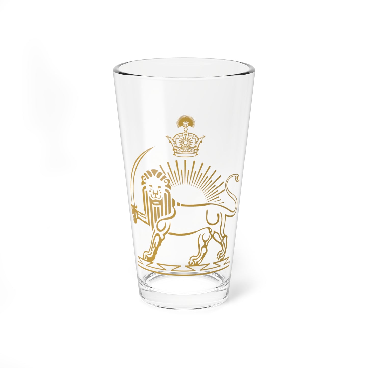 Emblem of the Azerbaijan Peoples Government (Azerbaijan) (Coat of Arms) Pint Glass 16oz