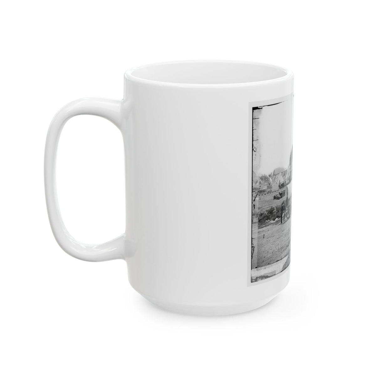 Savage Station, Va. Headquarters Of Gen. George B. Mcclellan On The Richmond & York River Railroad (U.S. Civil War) White Coffee Mug