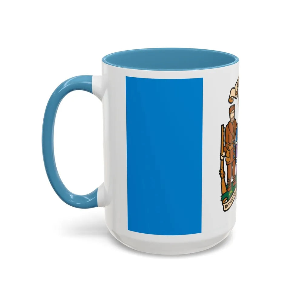 Flag of Edmonton Canada - Accent Coffee Mug-Go Mug Yourself