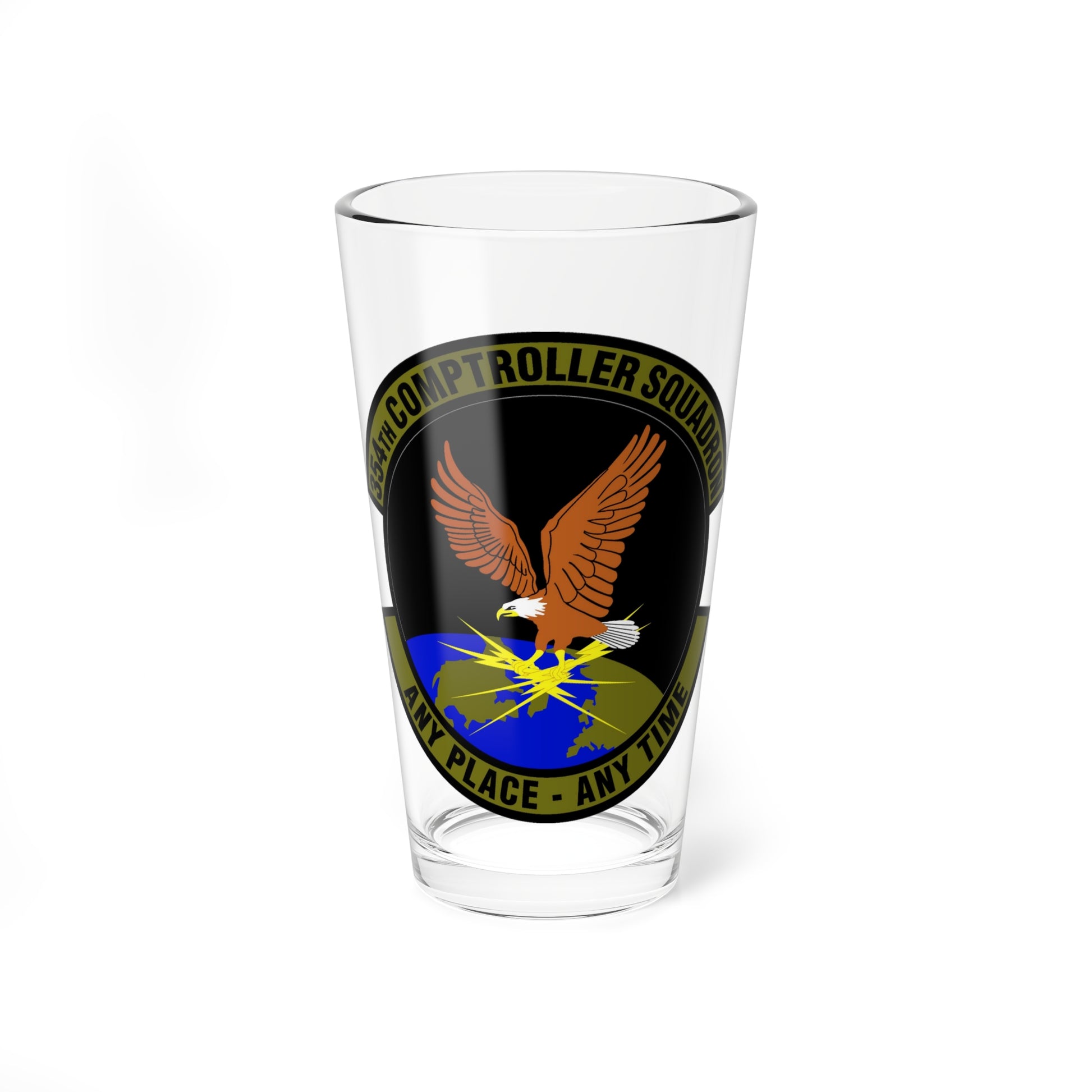 354th Comptroller Squadron (U.S. Air Force) Pint Glass 16oz-16oz-Go Mug Yourself