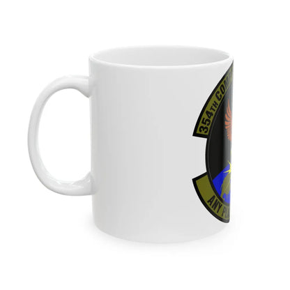 354th Comptroller Squadron (U.S. Air Force) White Coffee Mug-Go Mug Yourself