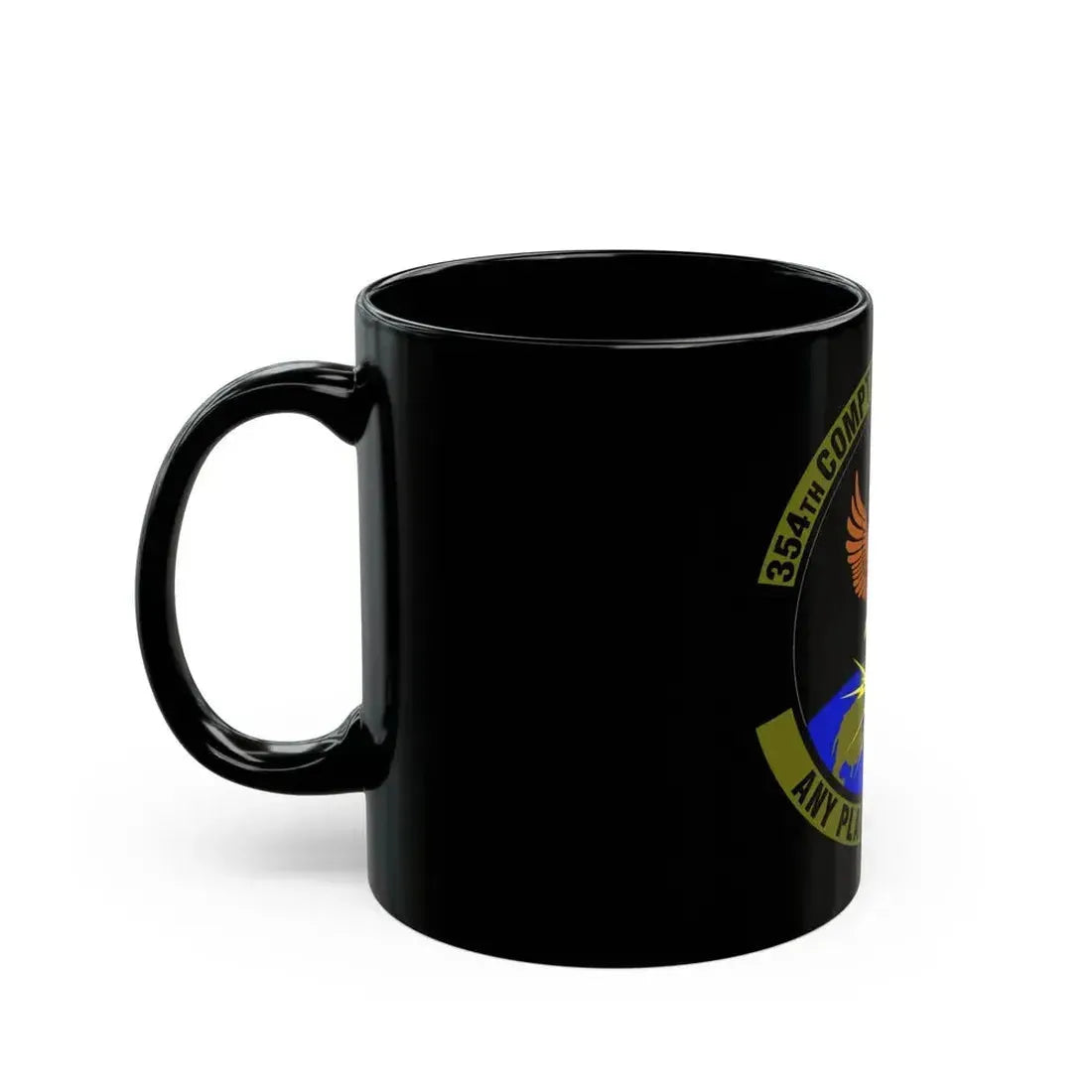 354th Comptroller Squadron (U.S. Air Force) Black Coffee Mug - Go Mug Yourself