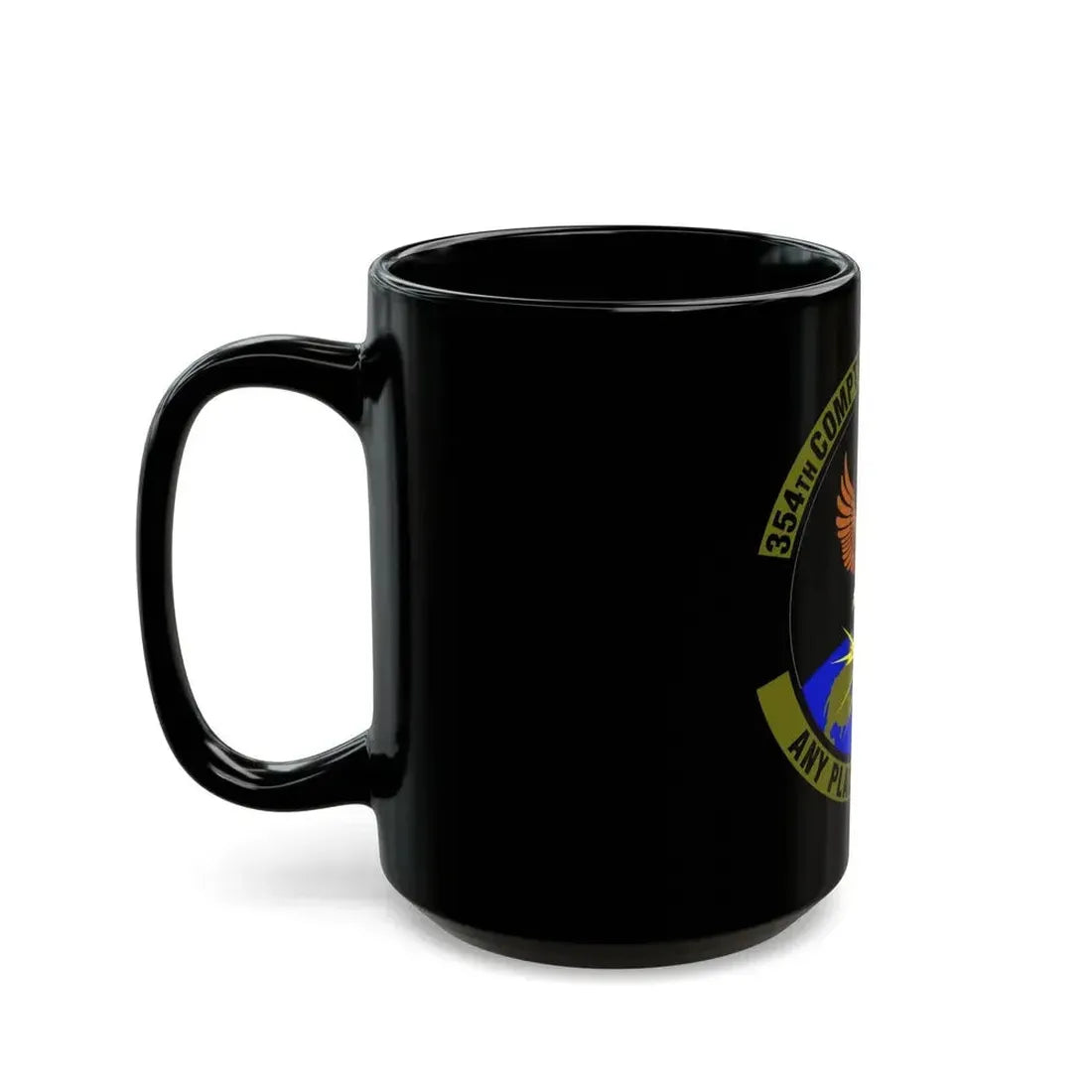 354th Comptroller Squadron (U.S. Air Force) Black Coffee Mug - Go Mug Yourself
