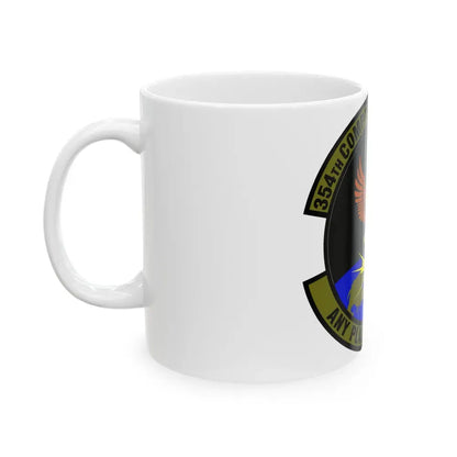 354th Comptroller Squadron (U.S. Air Force) White Coffee Mug - Go Mug Yourself