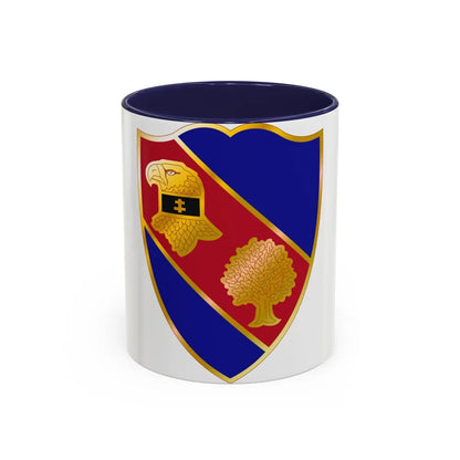 354th Infantry Regiment (U.S. Army) Accent Coffee Mug-11oz-Navy-Go Mug Yourself