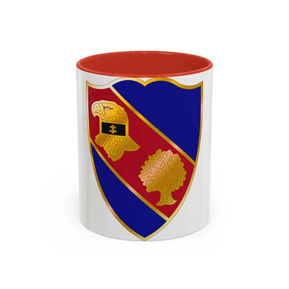 354th Infantry Regiment (U.S. Army) Accent Coffee Mug-11oz-Red-Go Mug Yourself