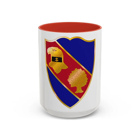 354th Infantry Regiment (U.S. Army) Accent Coffee Mug-15oz-Red-Go Mug Yourself