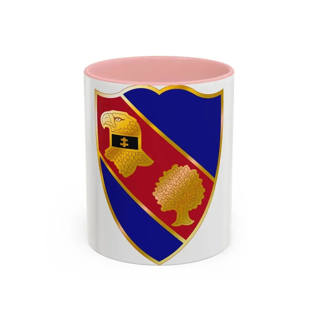 354th Infantry Regiment (U.S. Army) Accent Coffee Mug 11oz Pink - Go Mug Yourself